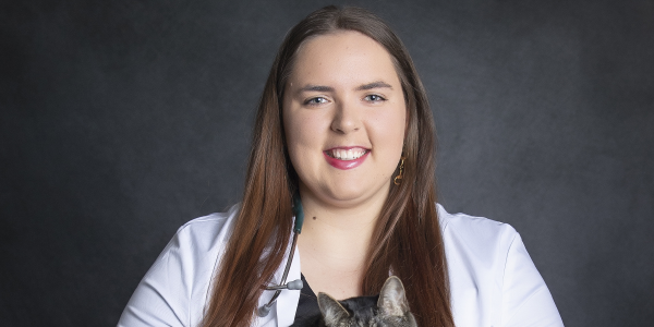 Veterinary medicine student Lexie Craig